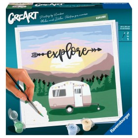 CreArt pictura pe numere pentru adulti rulota Explore